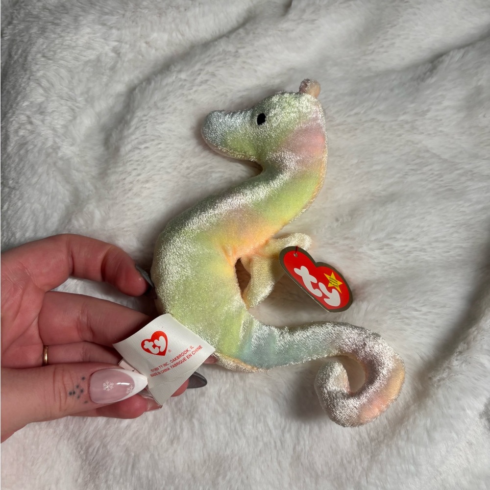 Neon the Seahorse Beanie Baby
